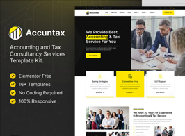 Accuntax – Accounting & Tax Consultancy Services Elementor Template Kit