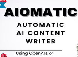 Aimogen Pro (Ex AIomatic) – Automatic AI Content Writer & Editor, ChatBot & AI Toolkit