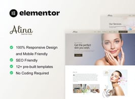 Alina – Skin Care & Dermatology Elementor Template Kit