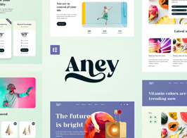 Aney – Vibrant Elementor Template Kit