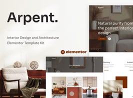 Arpent – Interior Design and Architecture Elementor Template Kit