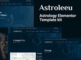 Astroleeu – Astrology & Numerology Elementor Template Kit