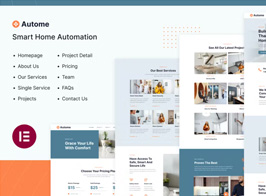 Autome | Smart Home Automation Elementor Template Kit