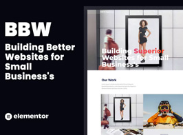 BBW | Building Better Websites for Small Business’s Elementor Template Kit