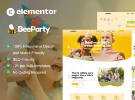 BeeParty – Kids Party Planner Elementor Template Kit