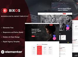 Bixos – Business & Digital Agency Template Kit