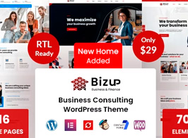 Bizup – Business Consulting WordPress Theme