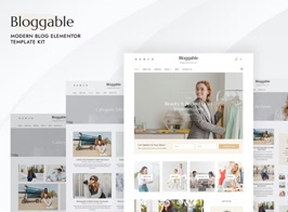 Bloggable – Modern Blog Elementor Template Kit