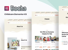 Bocha – Childcare Elementor Template Kit