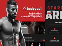 Body Goal – Body Building WooCommerce Elementor Template Kit