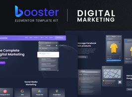 Booster – Digital Marketing Elementor Template Kit