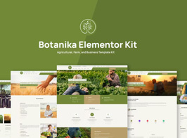 Botanika Agricultural Farm & Business Elementor Template Kit