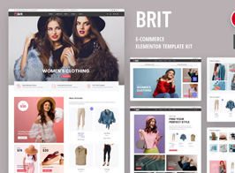 Brit – WooCommerce Elementor Pro Template Kit
