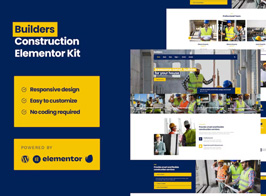 Builders – Construction Elementor Pro Template Kit