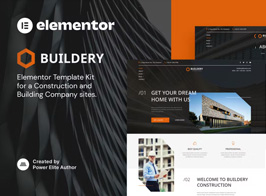 Buildery – Construction & Building Company Elementor Template Kit