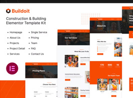 Buildoit | Construction & Building Elementor Template Kit