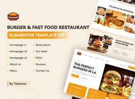 Burgero | Burger & Fast Food Restaurant Elementor Template Kit