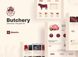 Butcha – Butchery Shop Elementor Template Kit