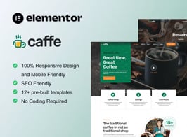 Caffe – Coffee Shop & Cafe Elementor Template Kit