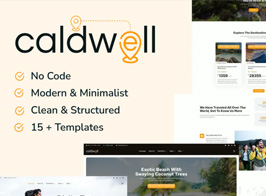 Caldwell Tour & Travel Elementor Pro Template Kit