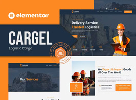 Cargel – Logistic Cargo Elementor Template Kit