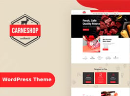 CarneShop – Butcher & Meat Shop WordPress Theme + RTL