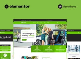 Caroze – Charging Station &EV Servicing Elementor Pro Full Site Template Kit