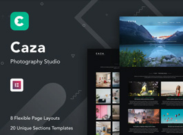 Caza – Photography Studio Elementor Template Kit