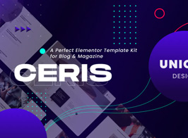Ceris – Blog & Magazine Elementor Template Kit