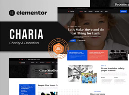 Charia – Charity & Donation Elementor Template Kit