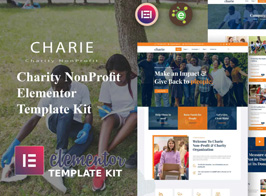 Charie – Charity NonProfit Elementor Template Kit