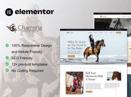 Charreria – Horse Riding Club Elementor Template Kit5