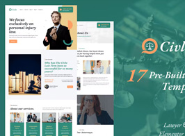 Civlo – Lawyer & Law Office Elementor Template Kit