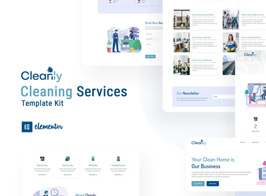 Cleanly – Cleaning Service Elementor Template Kit