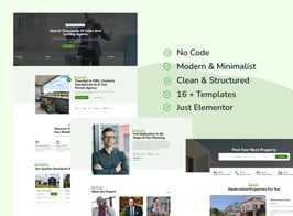 Clusteria – Real Estate & Property Elementor Template Kit