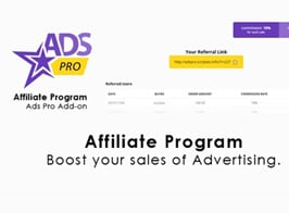 Ads Pro Add-on – WordPress Affiliate Program