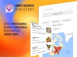 Simple Business Directory with Maps, Store Locator, Distance Search