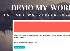 Demo My WordPress – Temporary WordPress Install Creator