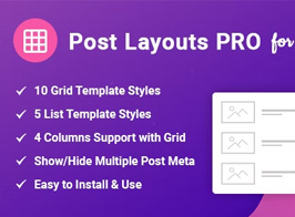 Post Layouts Pro for Gutenberg