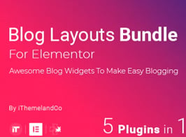 Blog Layouts Bundle For Elementor