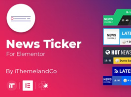 News Ticker For Elementor