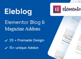 Eleblog – Elementor Magazine and Blog Addons