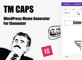 TM CAPS – WordPress Meme Generator For Elementor
