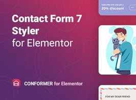 ConFormer – Contact Form 7 styler for Elementor
