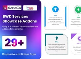 BWD Services Showcase Addons for Elementor