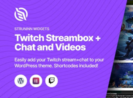 Struninn – Twitch Streambox with Chat and Videos