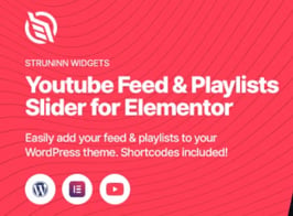 Struninn – Youtube Feed and Playlists Slider