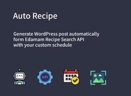 Auto Recipe – Automatic Recipe Posts Generator Plugin for WordPress