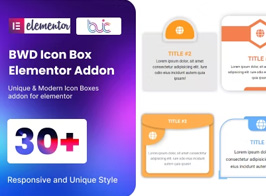 BWD Icon Box addon for Elementor