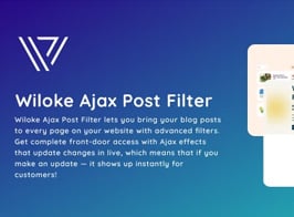 Wiloke Ajax Post Filter